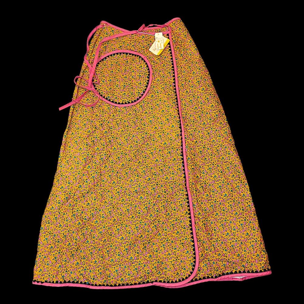 NOS Vintage Quilted Wrap-Around Pinafore/Cobbler Apron - Picture 2 of 6